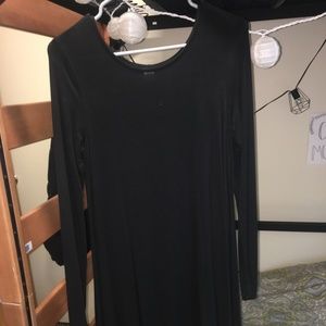Black long sleeve dress